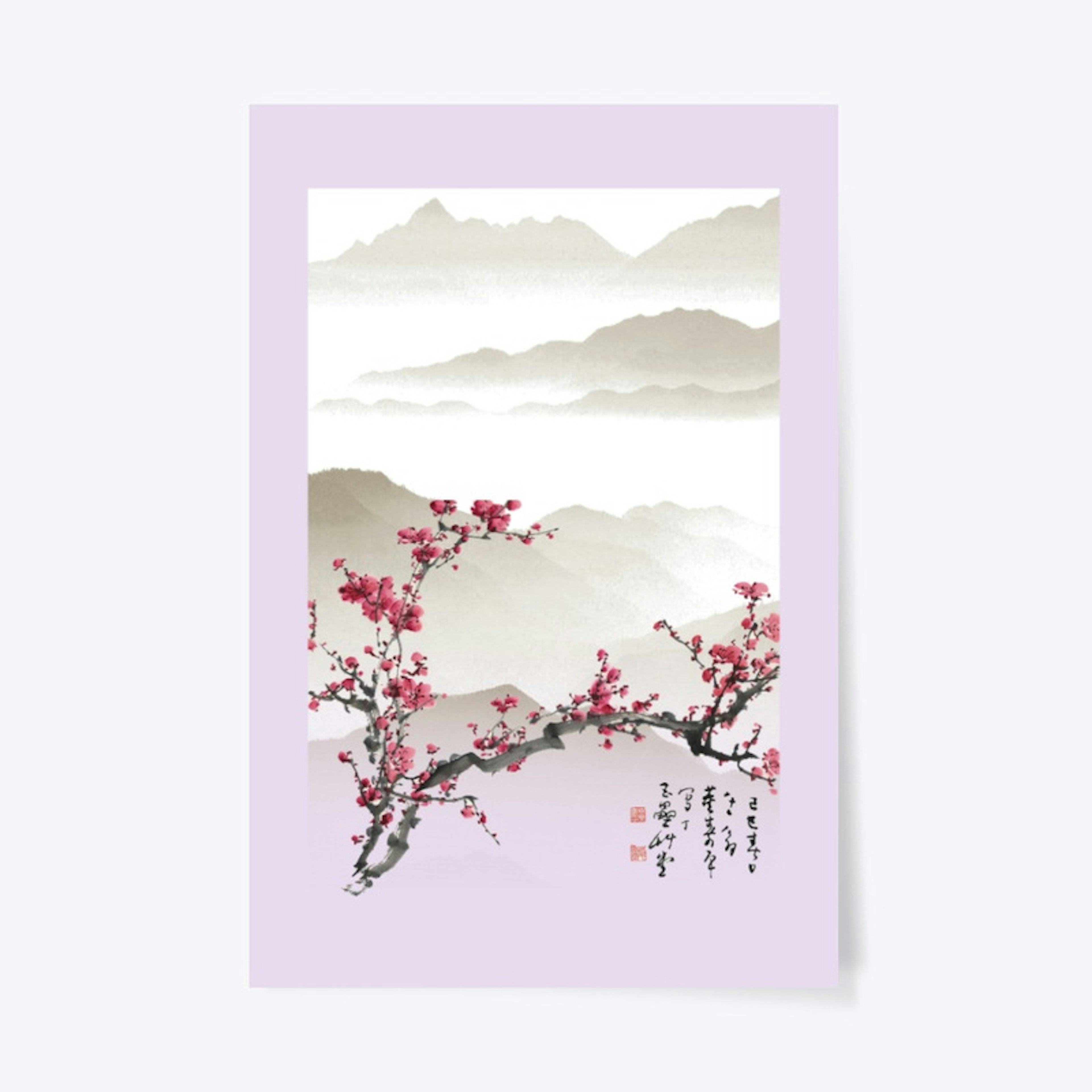 Sakura in the Mountains